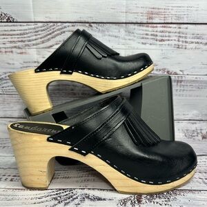 Sandgrens Venice Fringed Clog Mule Women’s Size 39 (8-8.5)